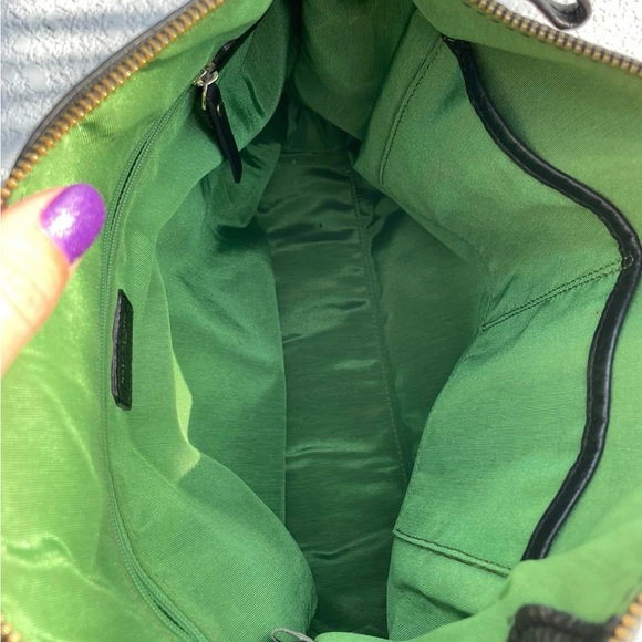 Kate Spade~ Black Leather Shoulder Bag - Picture 7 of 12